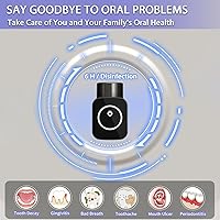 Vista 6 de Soporte para cepillos de dientes montado en la pared, 1 taza para cepillos de dientes con secado y limpieza inteligente, estuche de limpieza