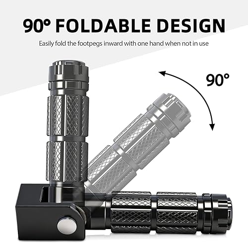 Miniatura 5 de Estriberas delanteras o traseras para Super 73, con soporte CNC Pedales de reposapiés para Super73 S1/S2/RX/R/Z/ZX - Negro