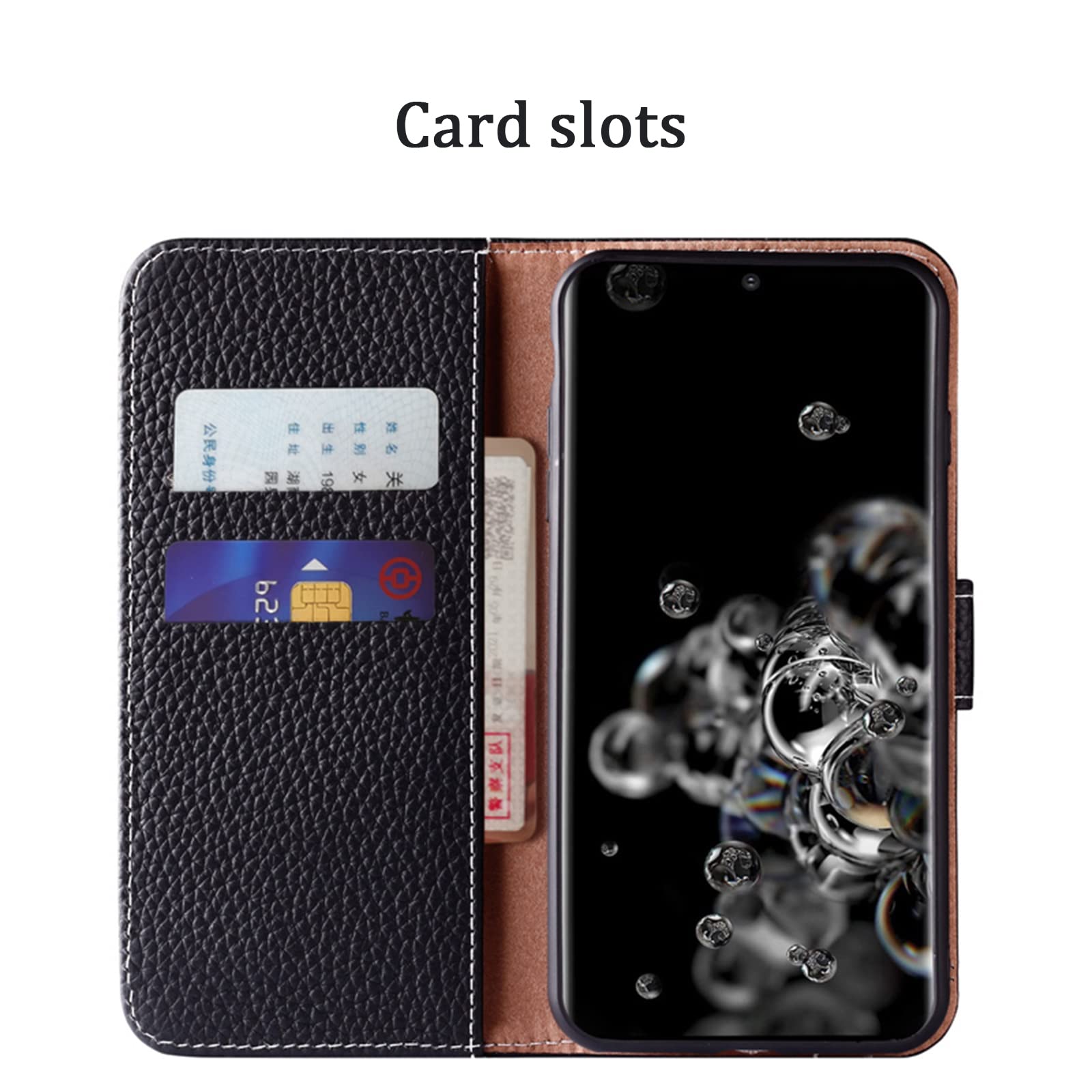 Cover per Xiaomi 12/12Pro, Flip Caso in PU Pelle Premium Portafoglio
