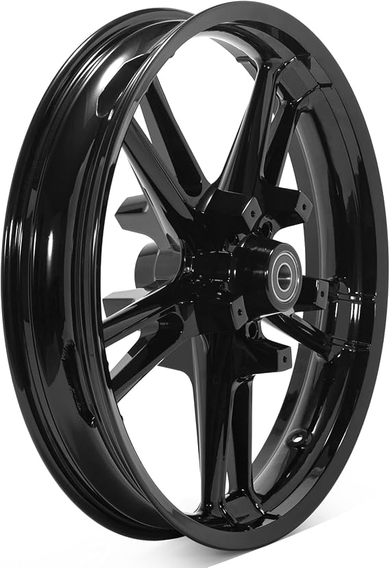 TOFR 21x3.5 Enforcer Front Wheel Rim Tubeless For Harley Touring Bagger Road King Road Glide Electra Glide Ultra Classic Ultra Limited Street Glide Custom Special 2009-2023 Gloss Black