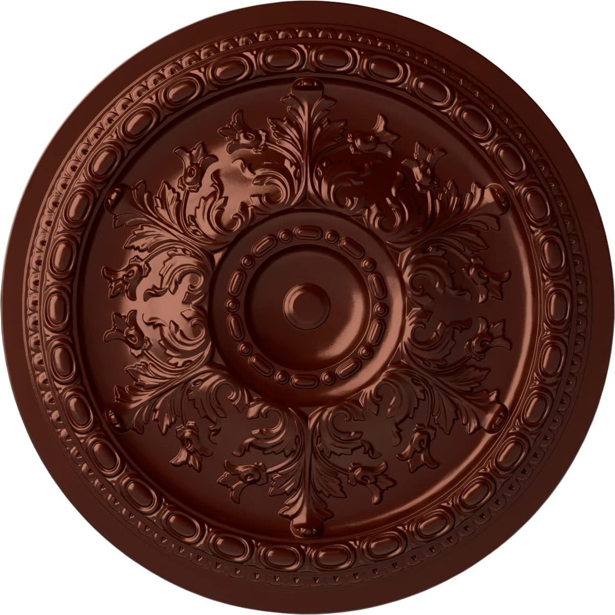 Ekena Millwork CM38OSACS Oslo Ceiling Medallion, Antique Copper, 38-3/8" x 2-7/8"