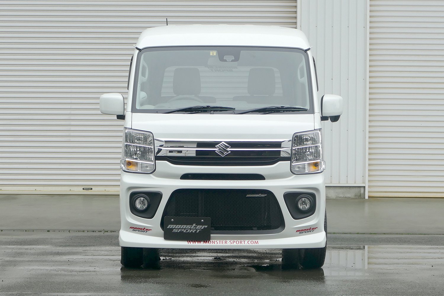 エブリイワゴン　DA17W フロントバンパー Amazon | MONSTER SPORT エアロダイナミクスバンパー フロント