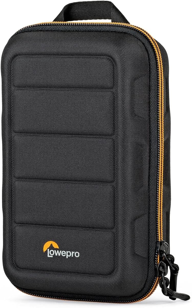Estuche rígido CS 60 para drones pequeños, cámaras sin espejo o 2 cámaras de acción, 1-2 lentes, accesorios, 14,00 x 8,51 x 22,71 cm, negro