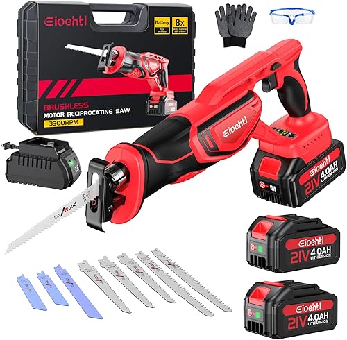 Brushless cordless reciprocating saw saw