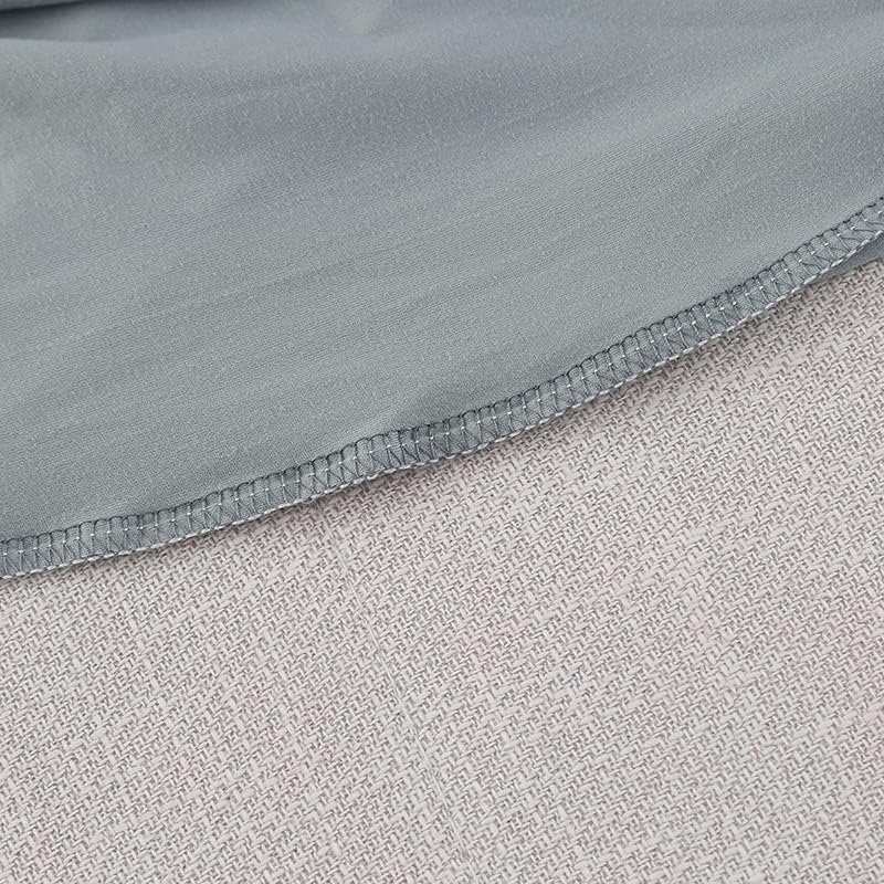 Miniatura 8 de FCJJ-SC002 - Funda elástica lisa para sofá, funda elástica y ajustada de color sólido para sala de estar, sofá esquinero en forma de L, necesita