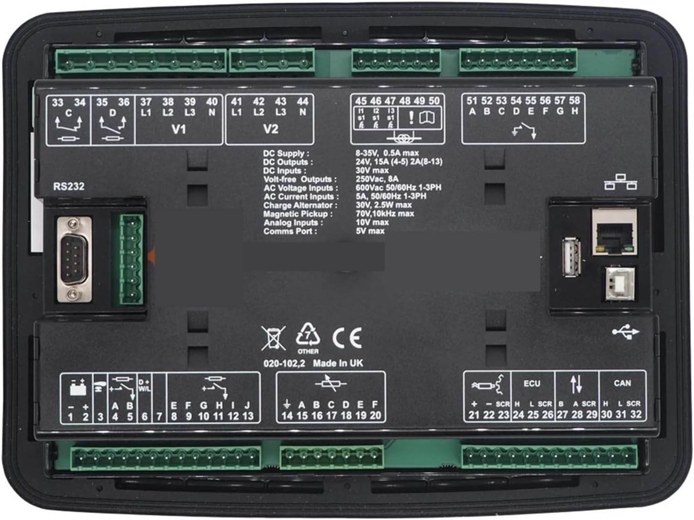 DSE7420 MKII AMF Auto Mains Failure Control Module 1Pcs
