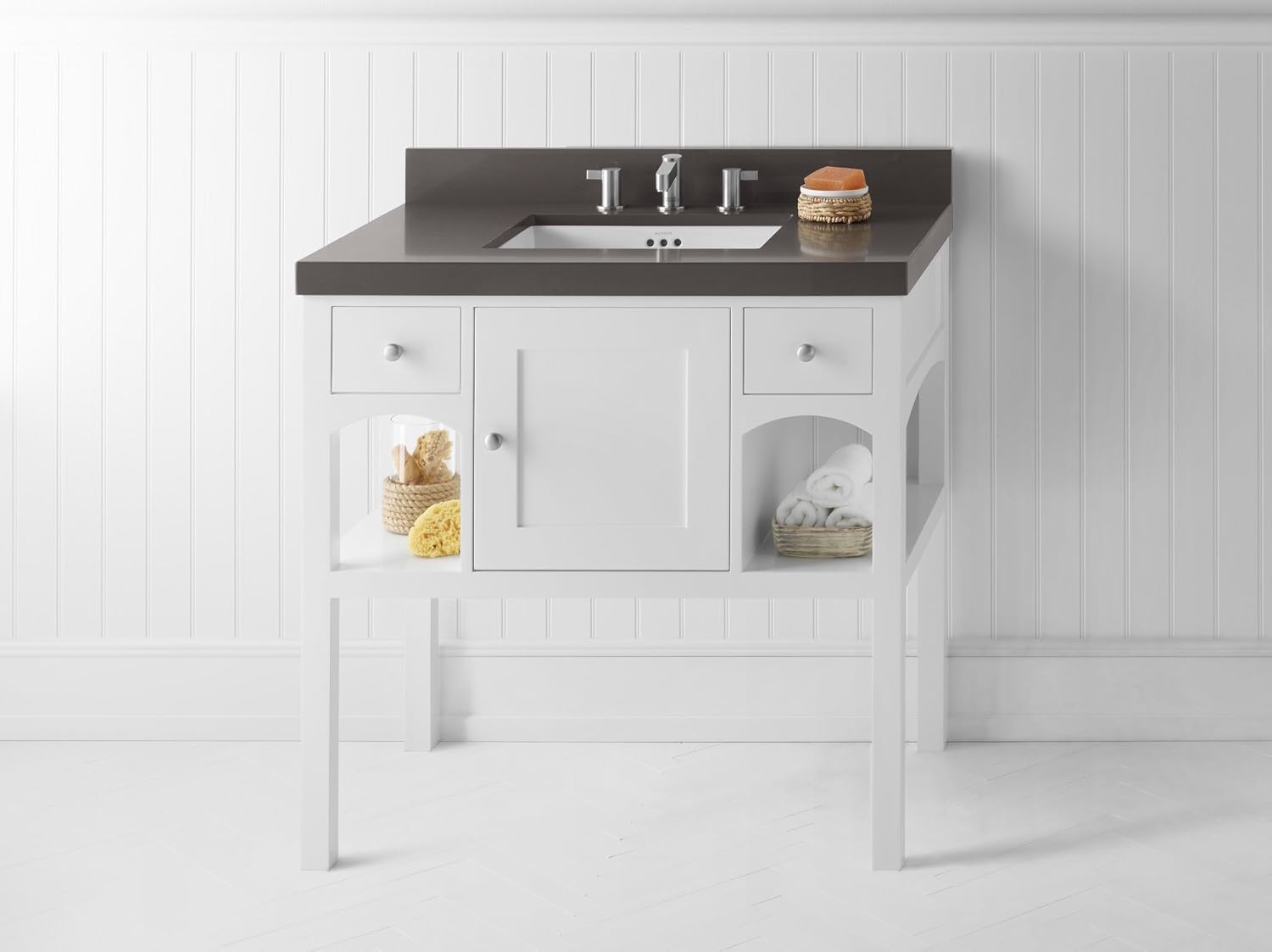 RONBOW Langley 36 Inch Bathroom Vanity Base with