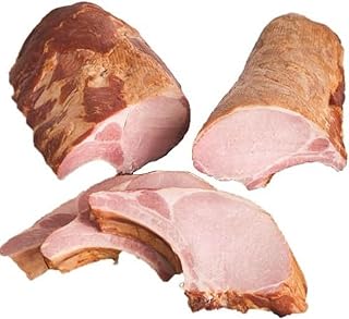 Premium Smoked Bone In Center Cut Pork Loin 7Lbs - 8Lbs Average Weight