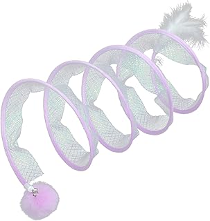 NOLITOY Túnel Dobrável Para Gatos Brinquedo Para Animais De Estimação Túnel Dobrável Para Gatos Túnel Dobrado Para Gatos Brinquedo Para Arranhar Túneis Para Gatos Internos Brinquedo