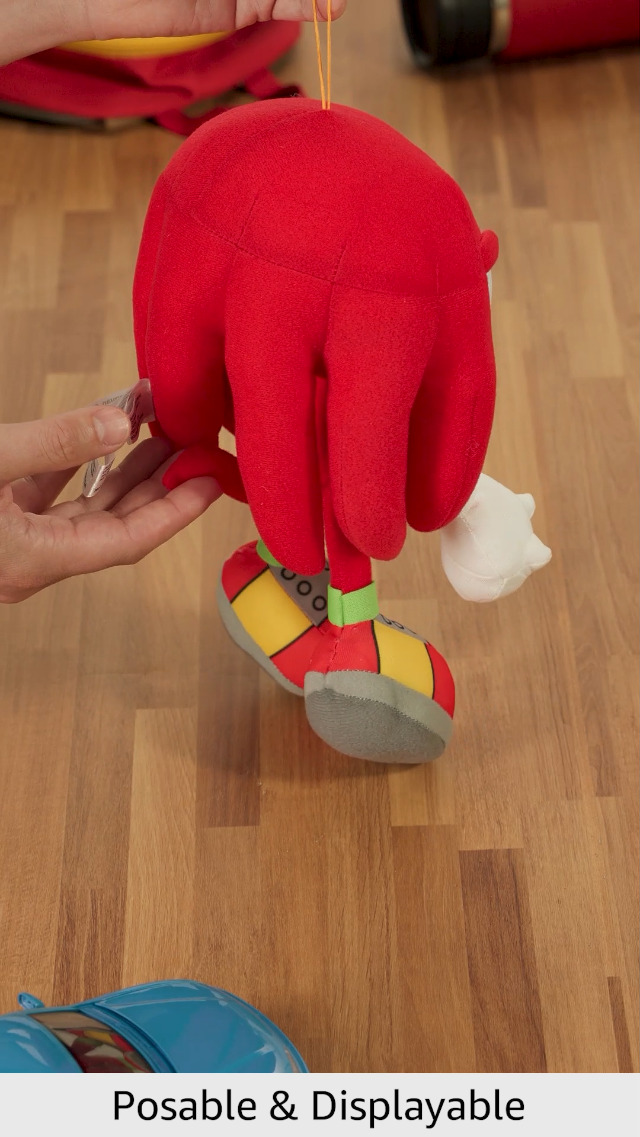 JAKKS Pacific Sonic the Hedgehog Plush 7 Knuckles Figure