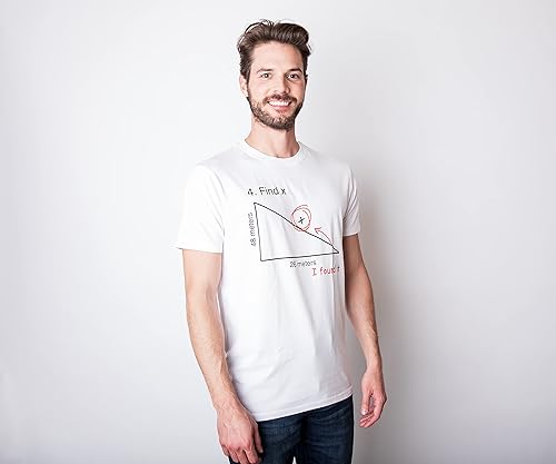 Miniatura 6 de Camiseta divertida con frase matemática para profesor de matemáticas "Find X" - Regalo sarcástico y original de broma de papá