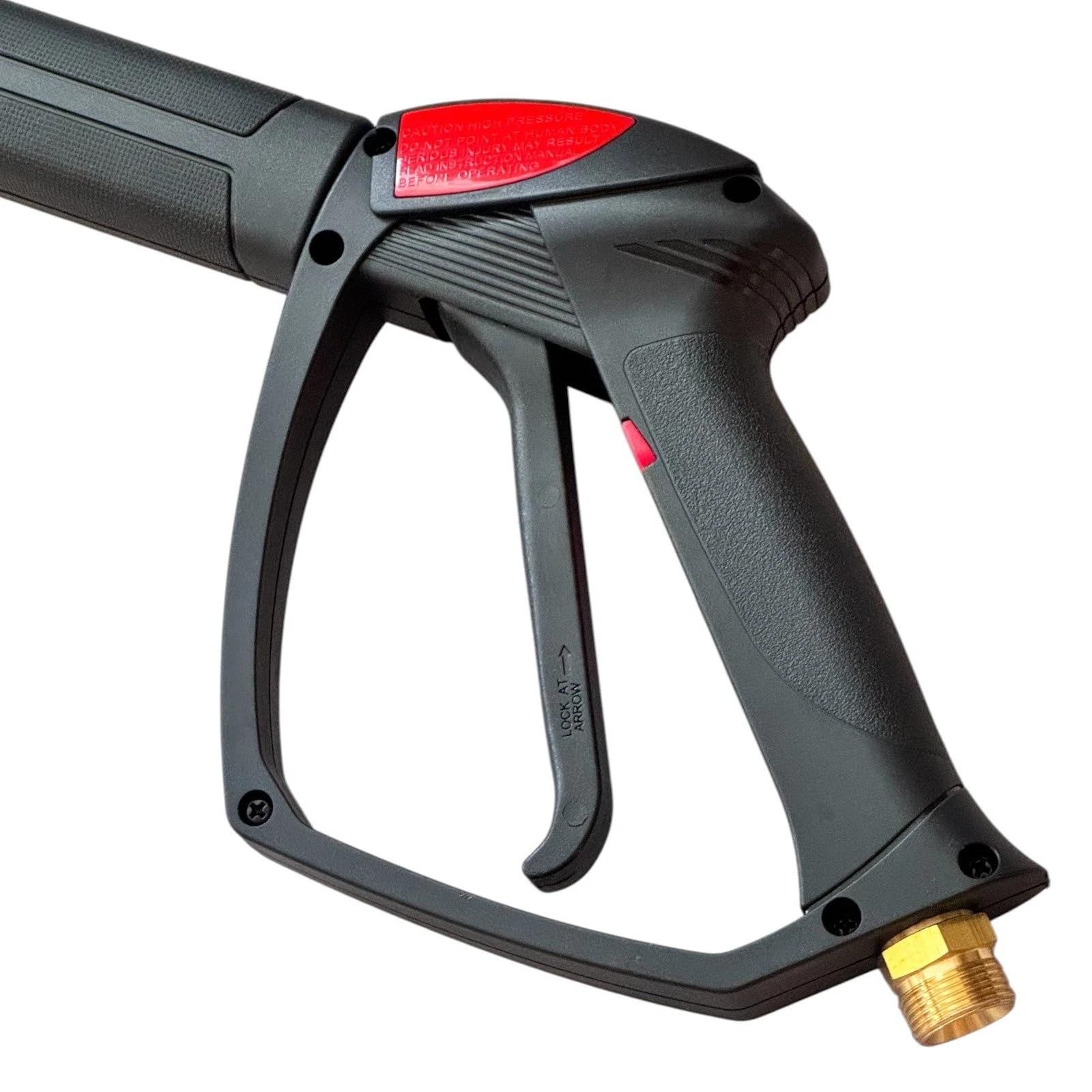 M&M Smartek pistola M22 AG + lanza deshierbe 90 cm, 350 bar | Pistola de alta presión para agua fría o caliente según modelo; comprobar conexión, caudal, presión y equipo antes de usar.