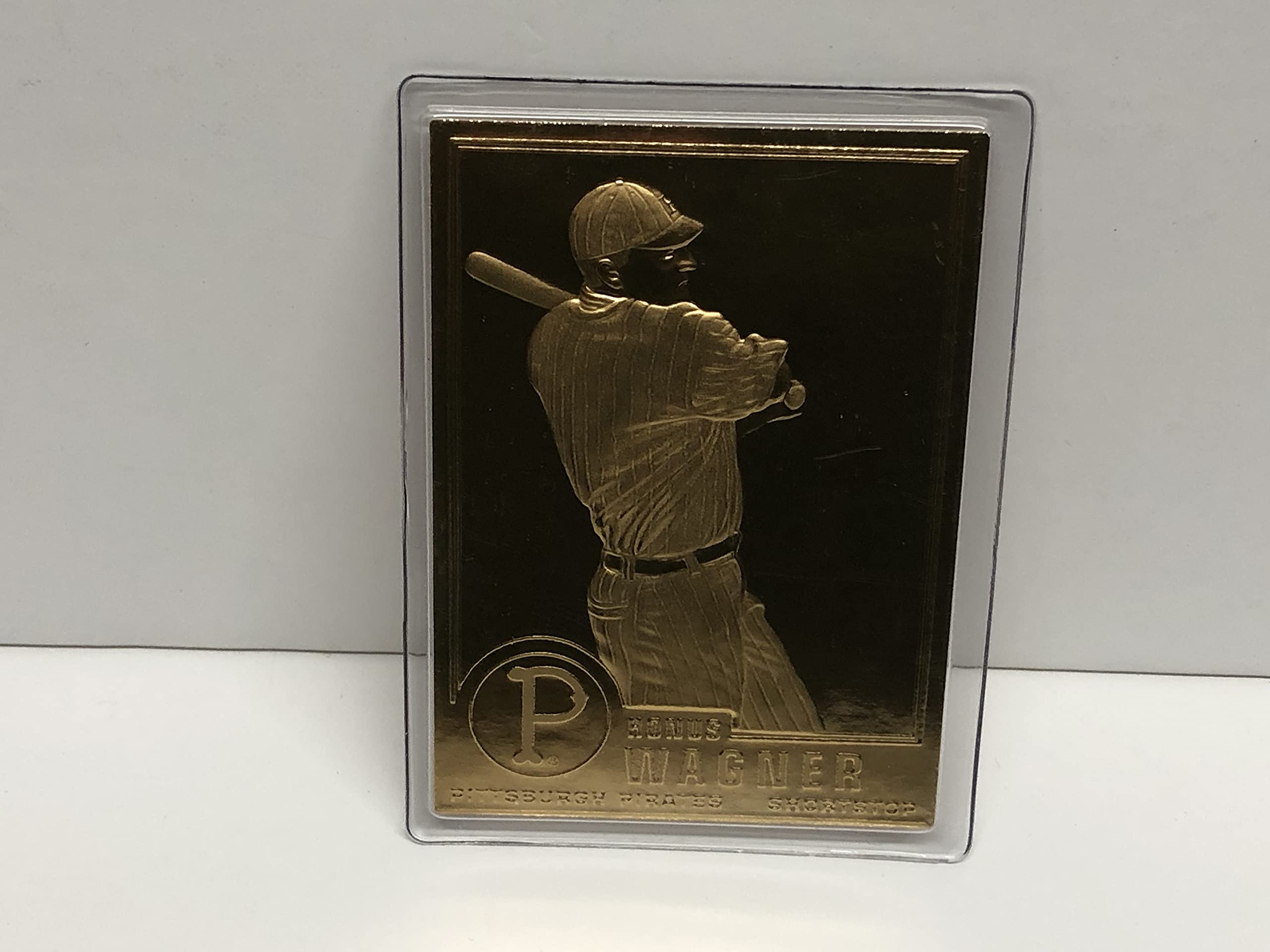Amazon.com: Honus Wagner Pittsburgh Pirates 22kt Gold card by