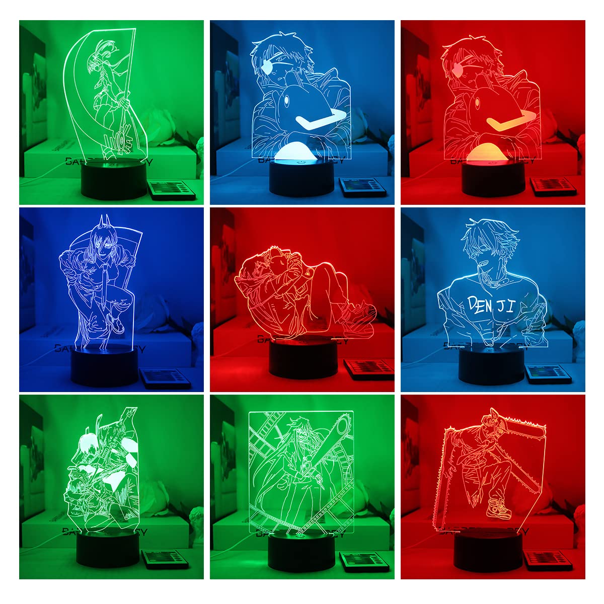 Amazon.co.jp: チェンソーマン ナイトライト パワー デンジ 早川アキ