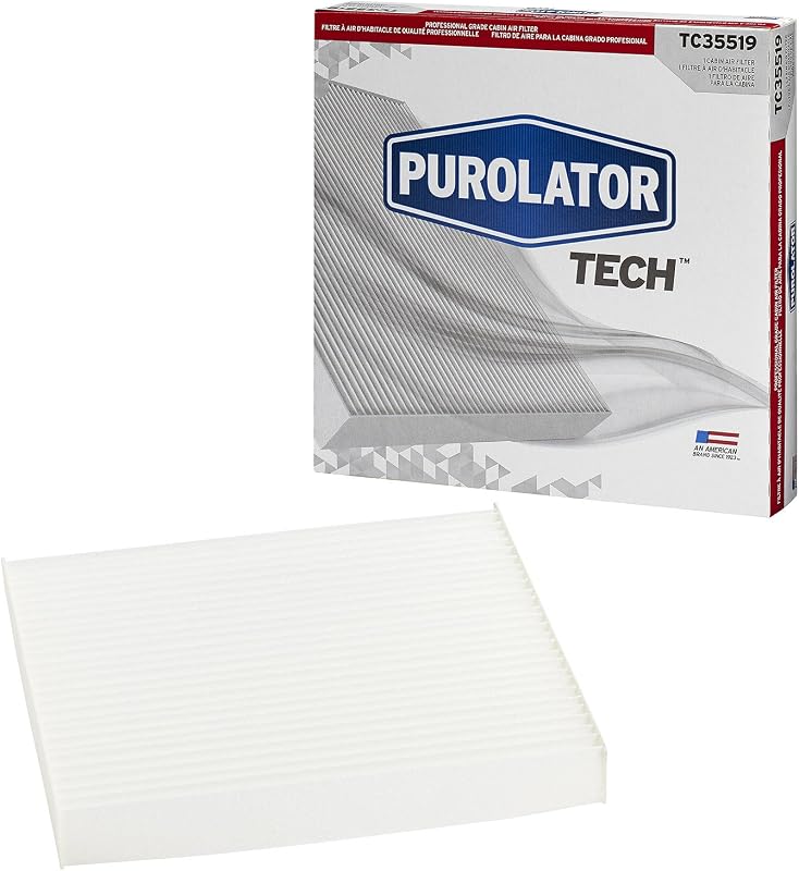 Filtro de ar-condicionado de cabine PurolatorTECH TC35519 para Honda Accord, CR-V, Civic, Pilot, Odyssey, Ridgeline, Acura MDX e RDX – 1 unidade