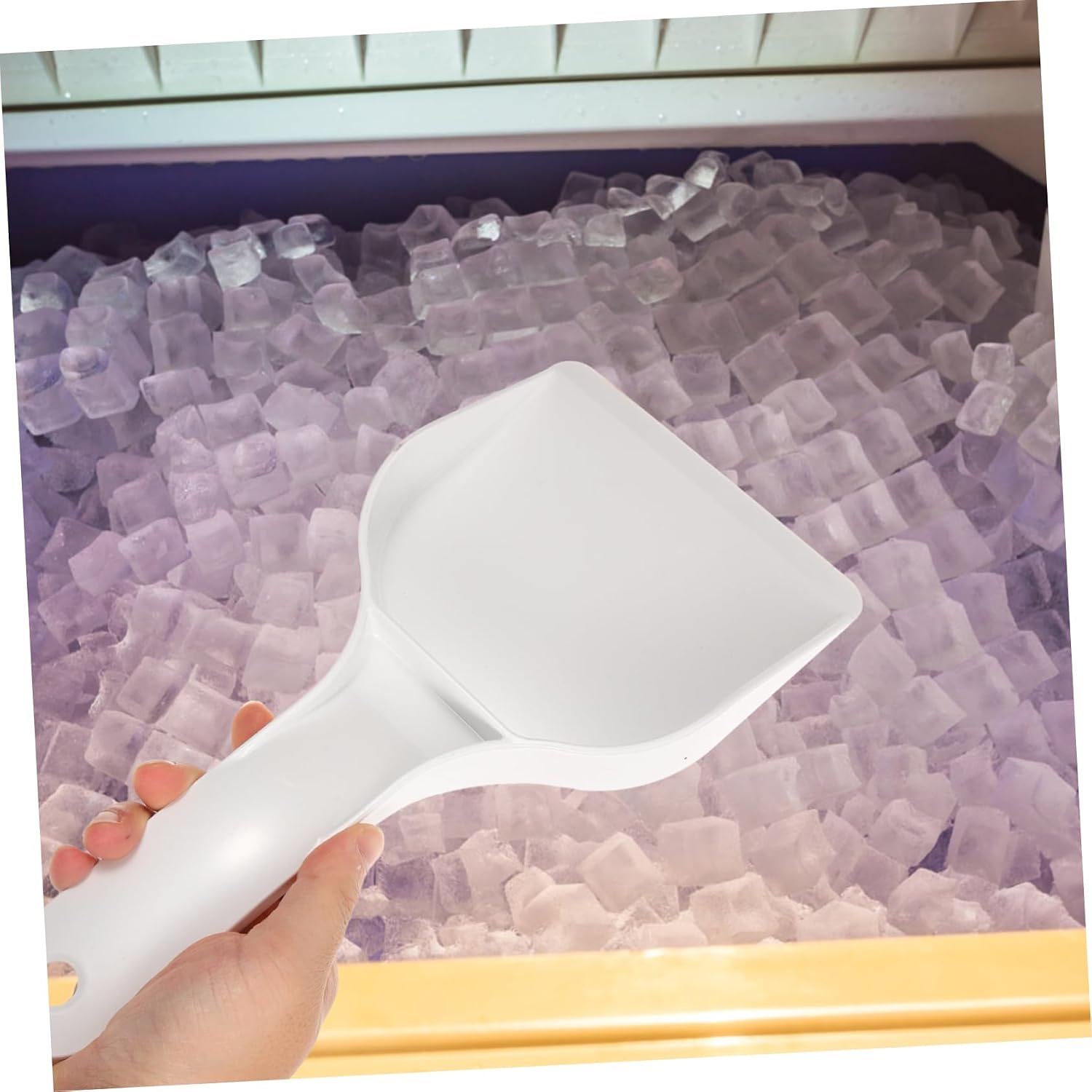 SUPVOX 2-Pack Ice Shovel Set Versatile Freezer Scraper for Snow Brush and Ice Removal Multifunctional for