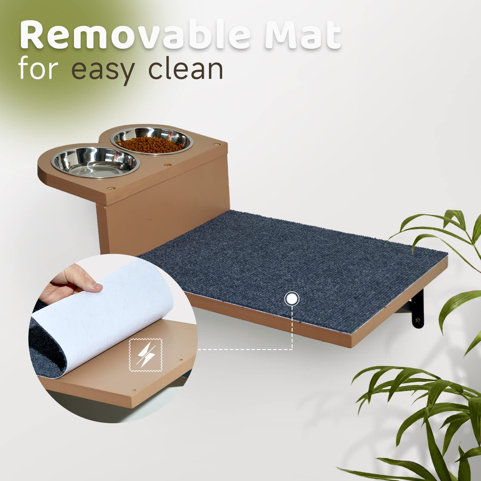 Lily's Home Cat Lovers Étagère De Comptoir En Métal Noir Pliable à 3 Niveaux Idéal Pour Les Articles Ménagers, La Cuisine, La Salle De Bain Et Plus Encore