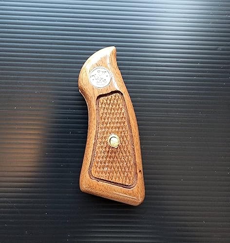 Miniatura 3 de BMPL** Empuñaduras de pistola de madera dura de repuesto compatibles para S&W Smith y Wesson J Frame Square Butt hecho a mano, Tailandia, importado,