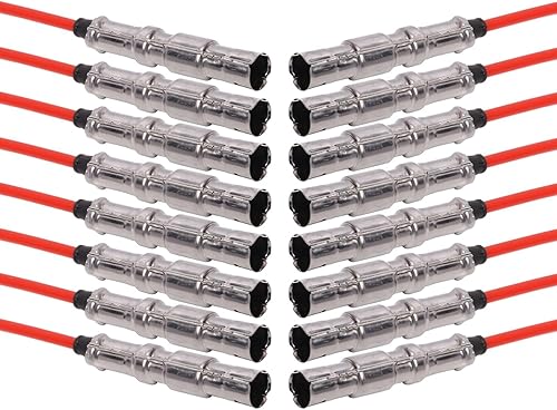 Miniatura 6 de ENA Juego de 8 bobinas de encendido con 16 bujías de iridio y juego de cables rojos compatibles con Mercedes-Benz C43 CL500 CLK430 CLK500 E430 E500