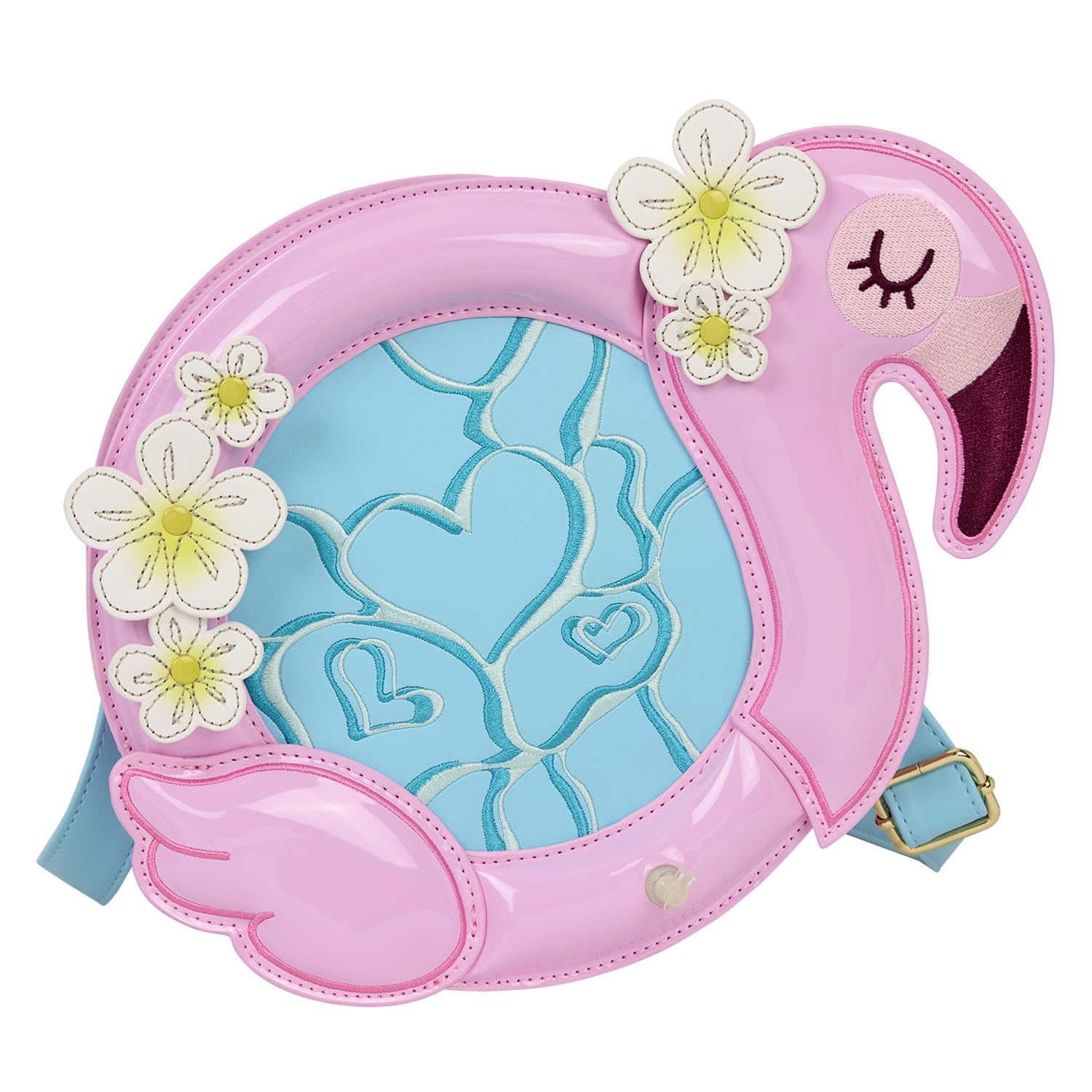 ロラライハリス　Flamingoポーチ　　　☆ハンドメイド品☆ Amazon.com: Loungefly Flamingo Crossbody Bag : Clothing, Shoes