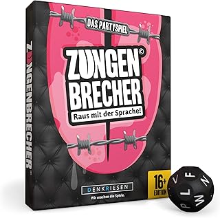 DENKRIESEN - Tongue Breaker © 16+ Raus mit der Sprach! | Card Game | Party Game | Travel Game | Birthday Gift |