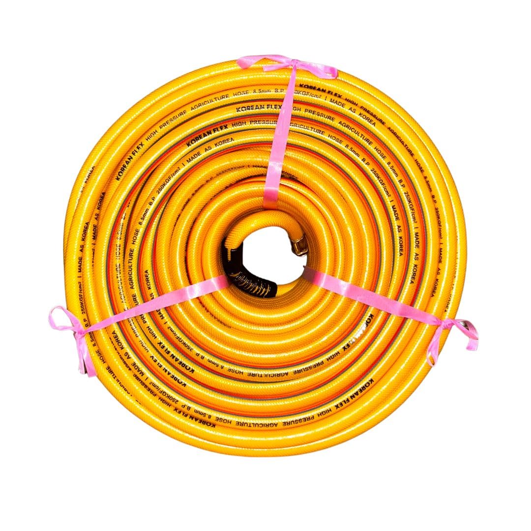 Koreanflex 50 Meter 8.5 mm Flexible 5 layer Korean Technology Watering Pipe (Made as Korea) | Hose with Connectors | Agriculture, Outdoor-Indoor Use (B0CXLZXVSC) Amazon Price History, Amazon Price Tracker