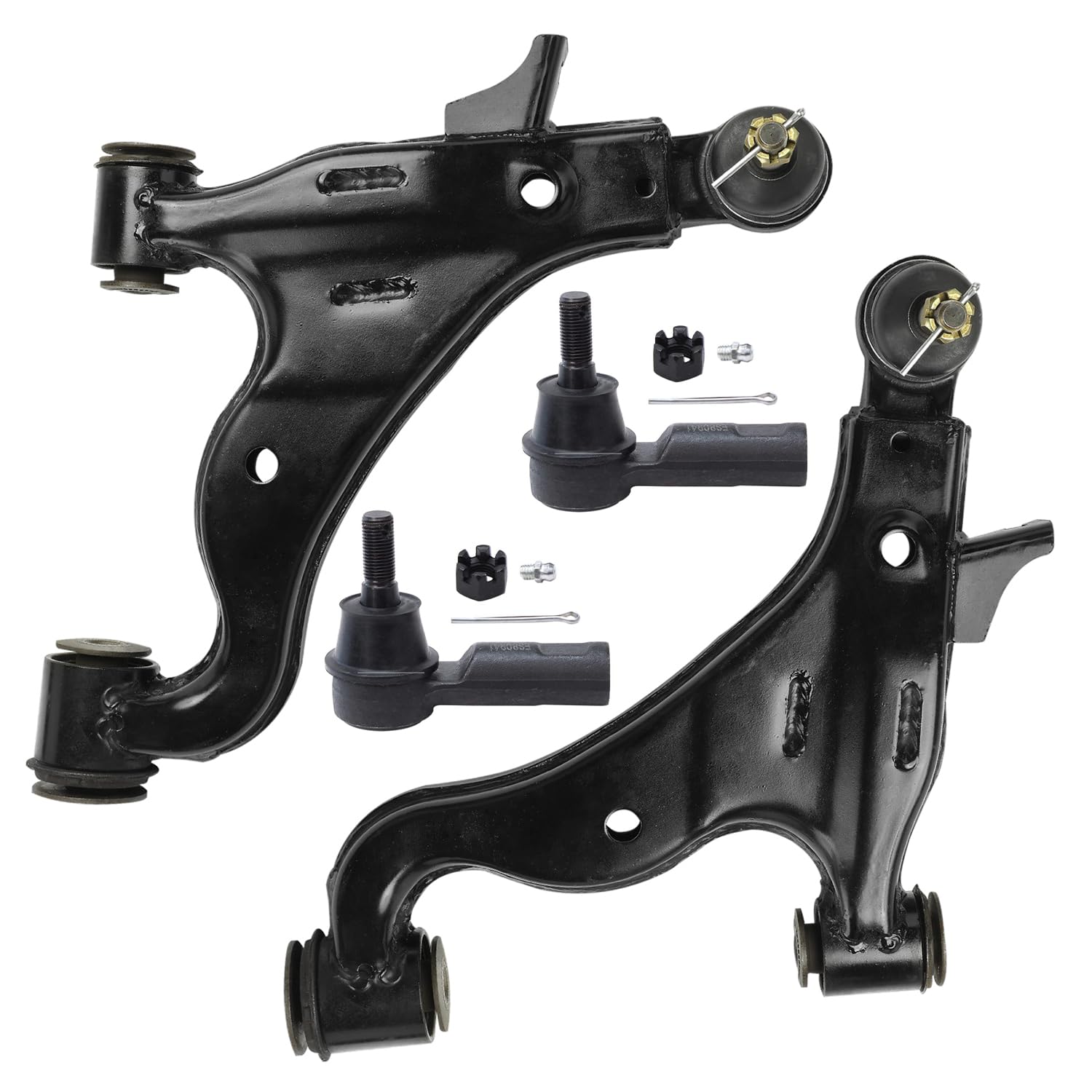Detroit Axle - RWD Front Control Arms Kit for 2005-2015 Toyota Tacoma, 2006