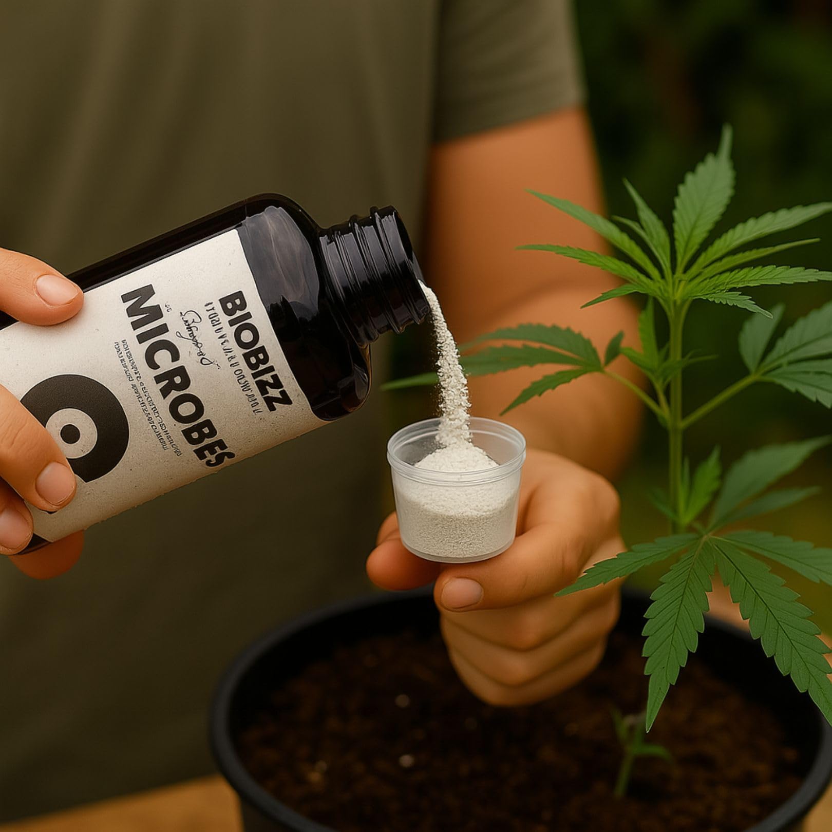 Weedness BioBizz Microbes – Mezcla microbiana orgánica para raíces robustas – Acelerador desarrollo y floración – Cultivo coco hidropónico