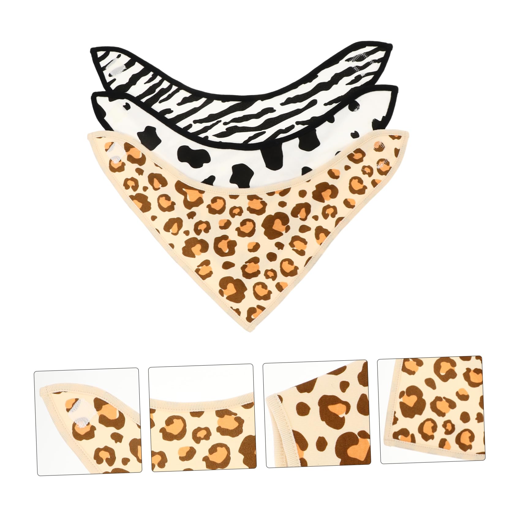 VICASKY 9piezas Baberos Bandana Para Bebés Baberos Impermeables De Algodón Para Alimentación y Saliva Toallas Para Recién Nacidos y Niño Niña Pequeños Ajustables y Cómodos