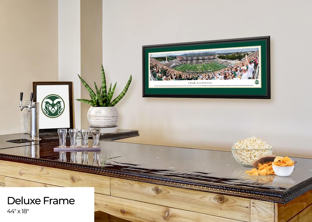 Colorado State Rams Football - College Posters, Framed Pictures and Wall Decor by Blakeway Panoramas
