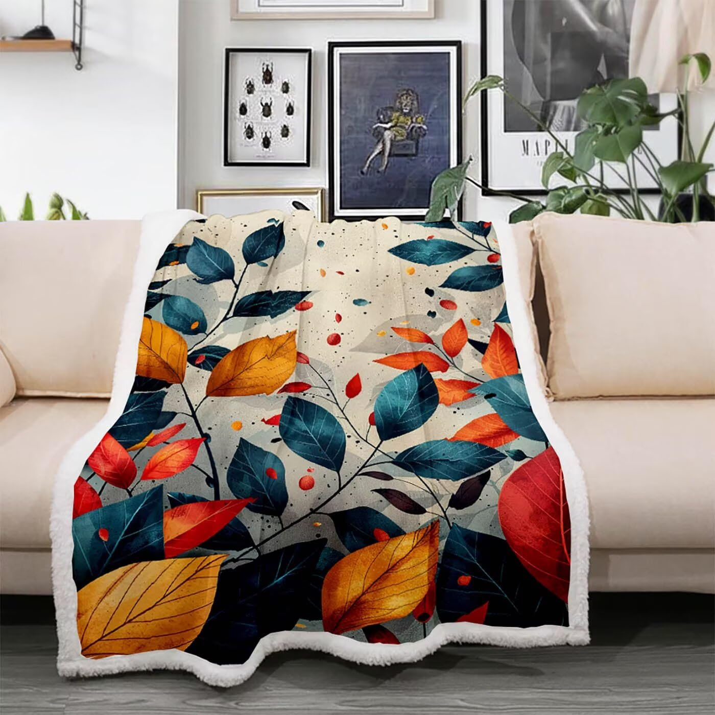 Koc polarowy Sherpa, miękki koc obciążeniowy, zimowa, jesienna pościel, duży, 152 x 203 cm, ciepły, oddychający, na krzesło, sofę, kanapę, łóżko, do pokoju podróżnego, dekoracja, prezenty dla kobiet