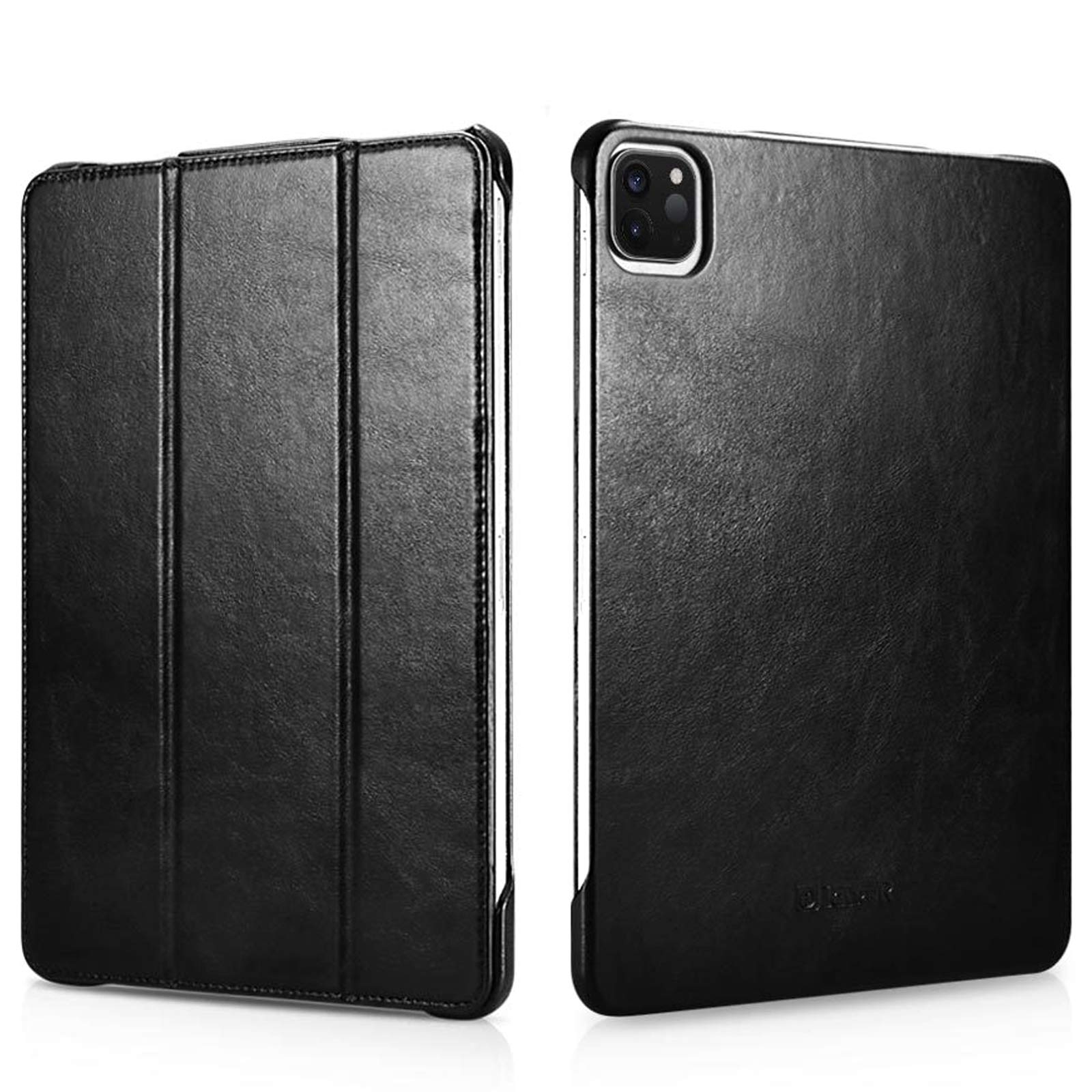 Case for iPad Pro 12.9 2020 Release(4th Generation), Premium Leather Business Folio Cover, with Auto Wake/Sleep Function [Magnetic Latch] [Multi-angle]