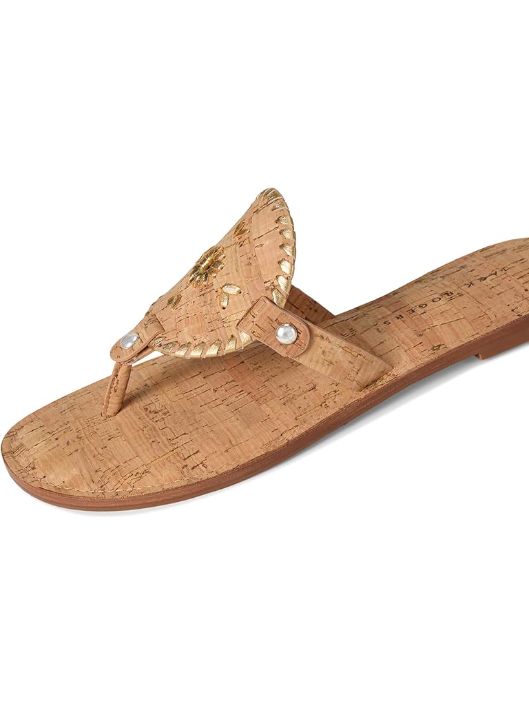 Gold Jack Rogers Collins Sandal