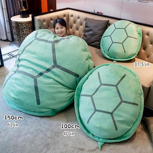 Miniatura 7 de Almohadas de concha de tortuga portátil, disfraz de animal de peluche, divertido disfraz, almohada de tortuga gigante, regalo creativo para niños y
