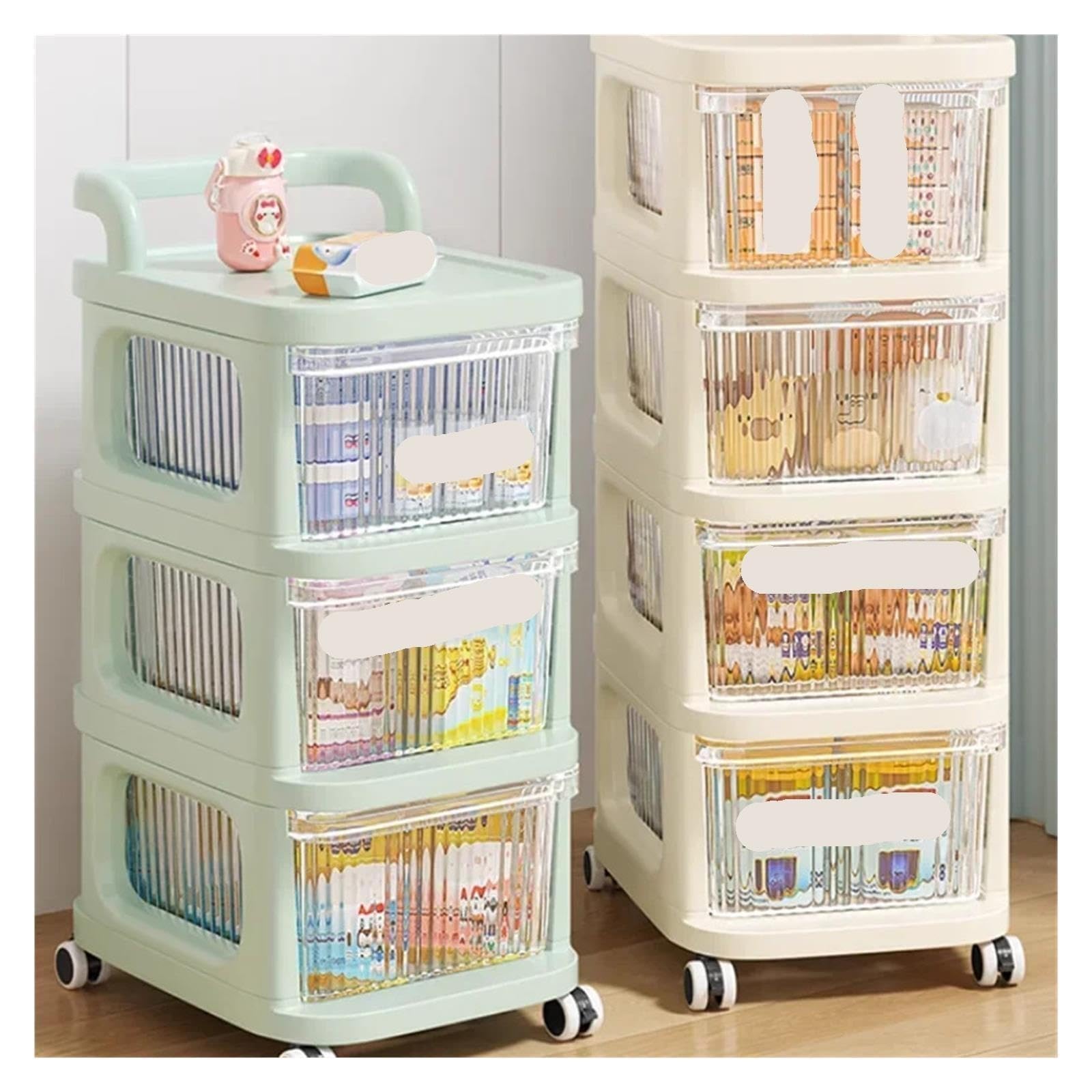 Chariot roulant transparent