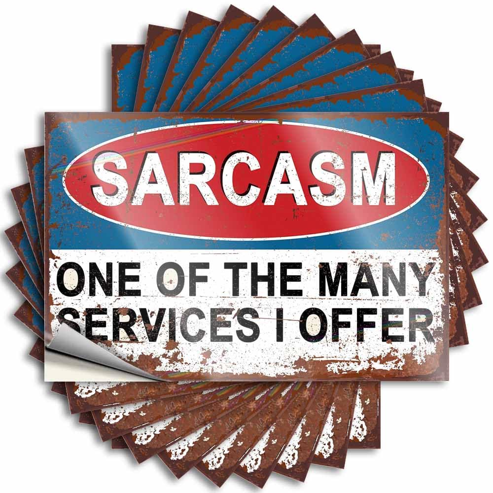 Bathroom Gifts Sticker Durable Soft Bath | Sarcasm A Service I Offer Assorted Self Adhesive Sticker for Bathroom DIY(6X9CM)
