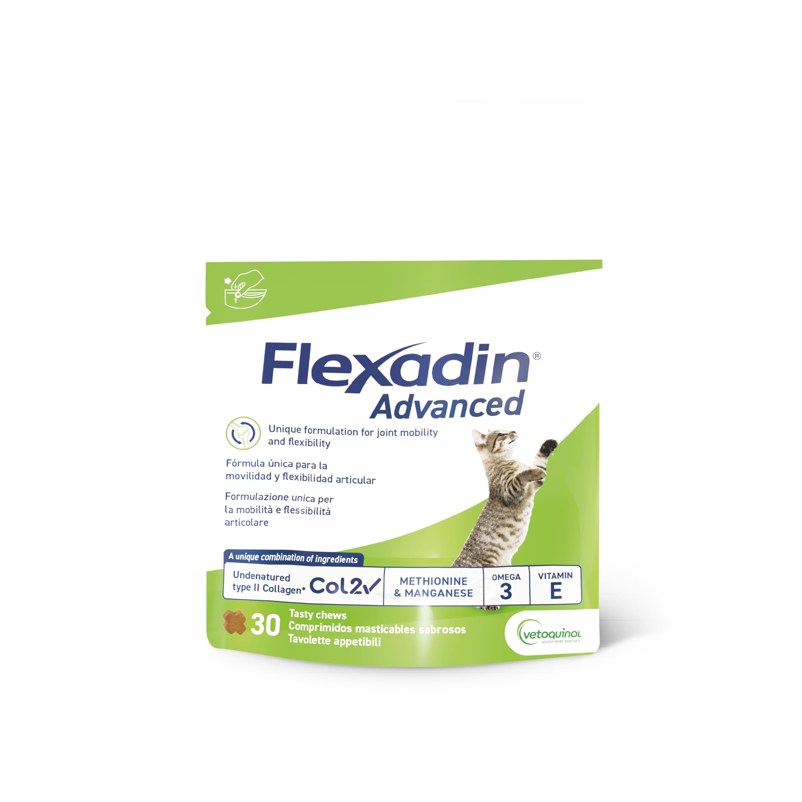 Vetoquinol Flexadin Advanced | Mangime Complementare per Gatti di
