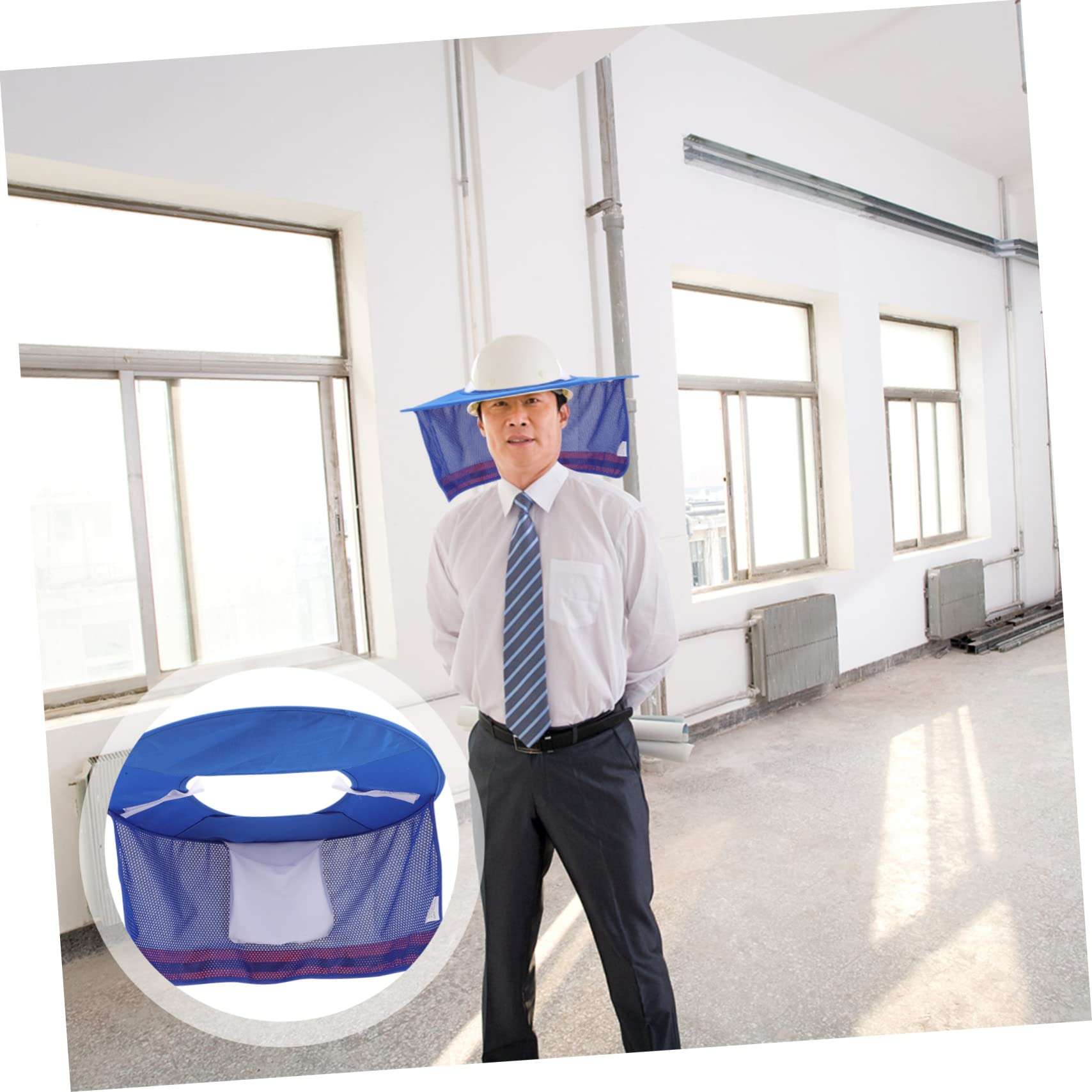 Hemobllo 4pezzi Protezione Solare Per Casco Da Lavoro Con Copertura Riflettente Per Attività All Aperto Come Costruzioni Giardinaggio e Ciclismo Facile Da Installare