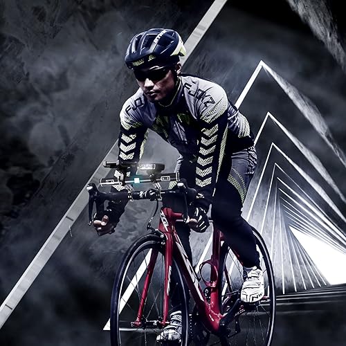 Miniatura 2 de Redcomets Extensor de manillar de bicicleta recargable por USB, extensión de manillar de bicicleta de 7.8 pulgadas y cargador de teléfono de