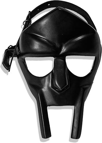 Halloween Medieval Gladiator Costume Mask Re-Enactment Adult Custom Crafted MF Doom Mask | Mf Doom Gladiator Mask Mad-Villain