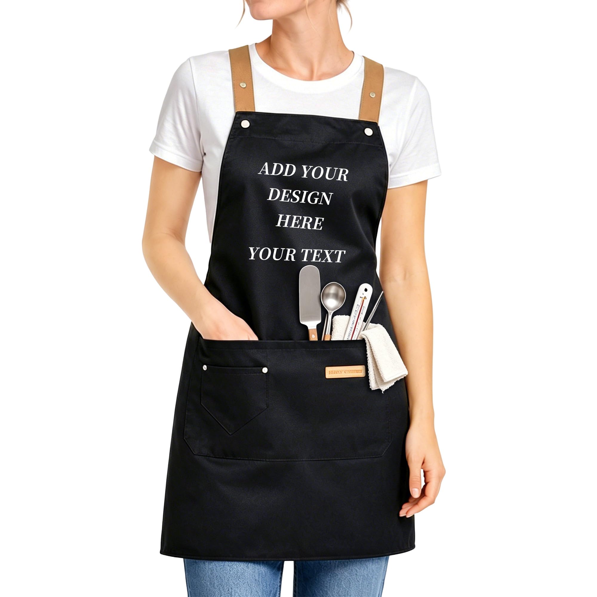 LAPE Personalised Heavy‑Duty Apron, Waterproof for Men Women