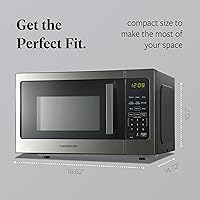 Vista 4 de Farberware Horno microondas de encimera de 0.9 pies cúbicos – 900 vatios de potencia, ajustes de cocción automática, descongelación, fácil limpieza