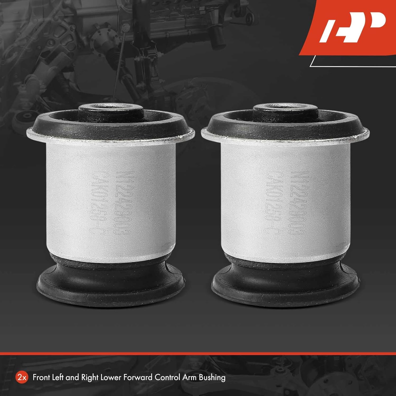 A-Premium 2 x Front Lower Forward Control Arm Bushing Kit, Compatible with Chevrolet Malibu 2013-2015, Malibu Limited 2016, Cruze 2011-2015, Cruze Limited, Volt & Buick LaCrosse, Verano, Regal, Allure