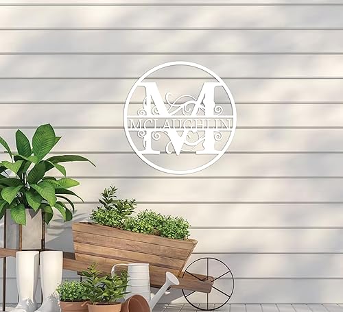 Miniatura 3 de Metal Monogram Sign, Custom Metal Sign, Metal Name Sign, Initial Sign, Metal Monogram Letters, Home Decor, Metal Wall Art, Outdoor Sign