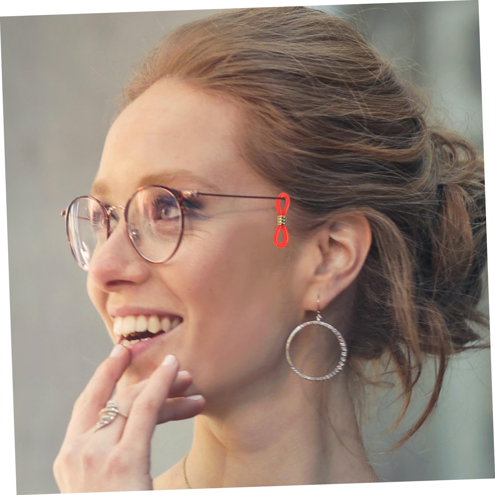 Ipetboom Lot de 60 Connecteurs en Silicone et Métal pour Lunettes, Attache-cordon Antidérapante et Réglable, Accessoires pour Maintien Sécurisé et Usage Quotidien Couleur Aléatoire