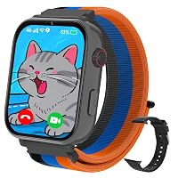 PTHTECHUS 4G Smartwatch Bambina, Orologio GPS Bambini