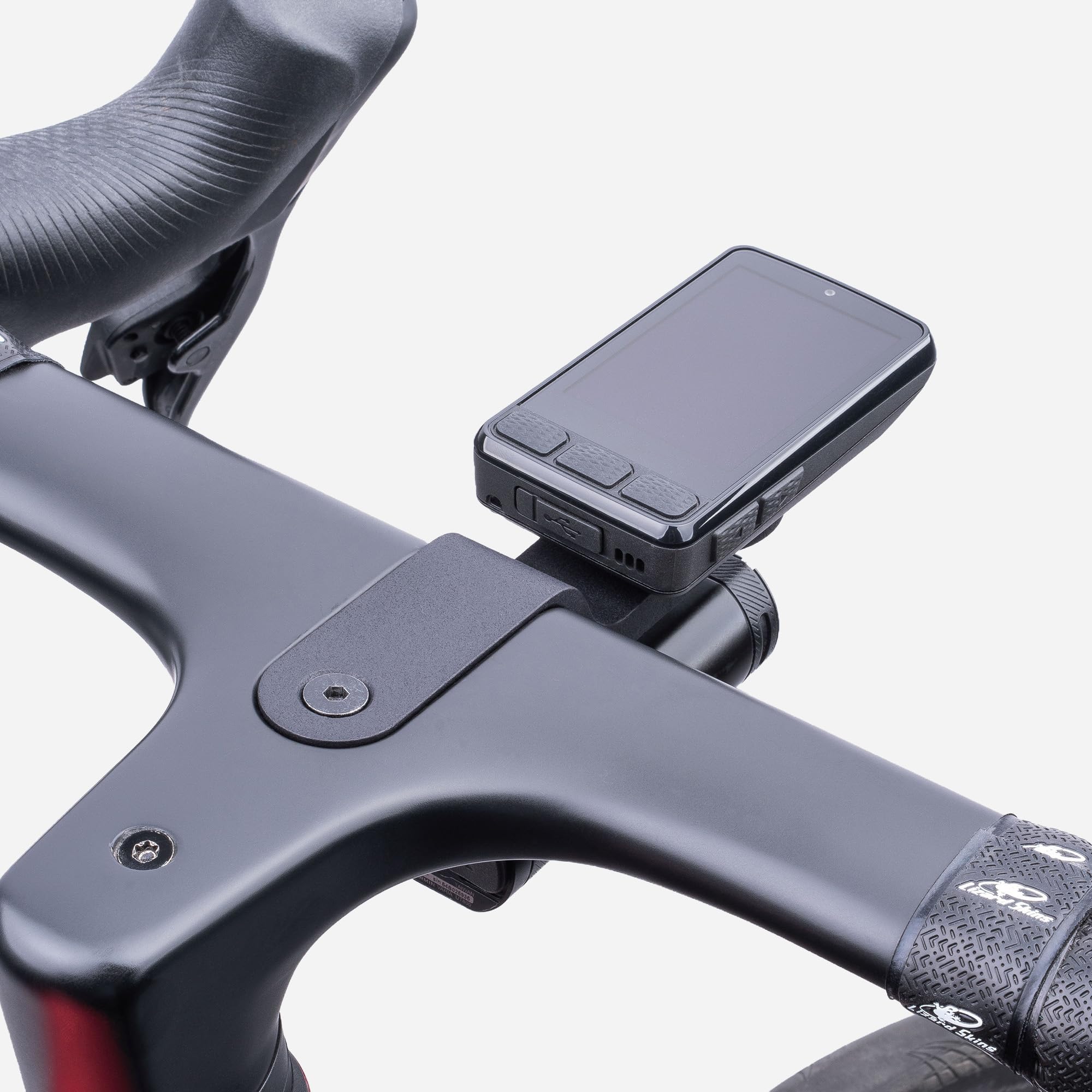 Support Compteur Vélo – Accessoires Vélo – VTT – Imprimé 3D en Fibre de Carbone – Compatible avec Les Compteurs Wahoo (Elemnt Bolt/Roam), avec Fixation Supplémentaire Arrière, Female