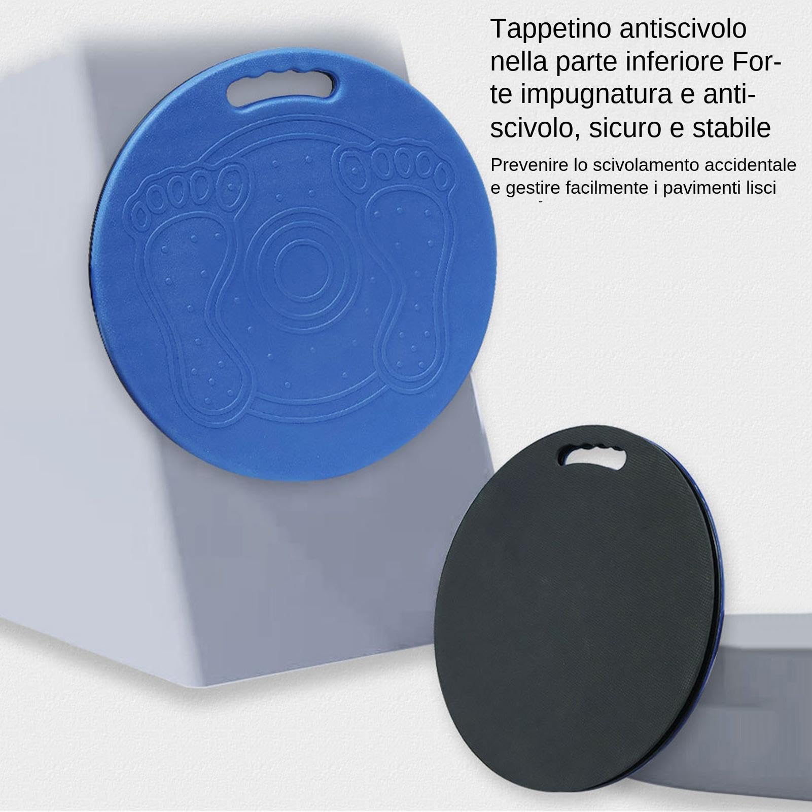 Disco girevole portatile | Spinner di pattinaggio di figura | Tavole girevoli per ballerini | Anelli in acciaio per stabilità, ideali per fitness, riabilitazione e assistenza alla mobilità quo