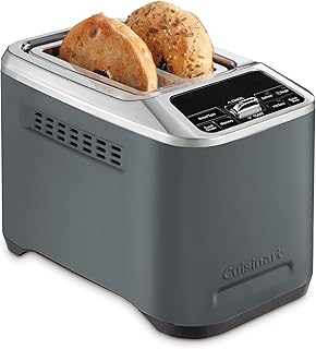 Cuisinart Smart Elite 2 Slice Toaster | Extra-Long Slots | QuickView | Bagel, Single Slice & Defrost | +30 sec Boost | Rem…