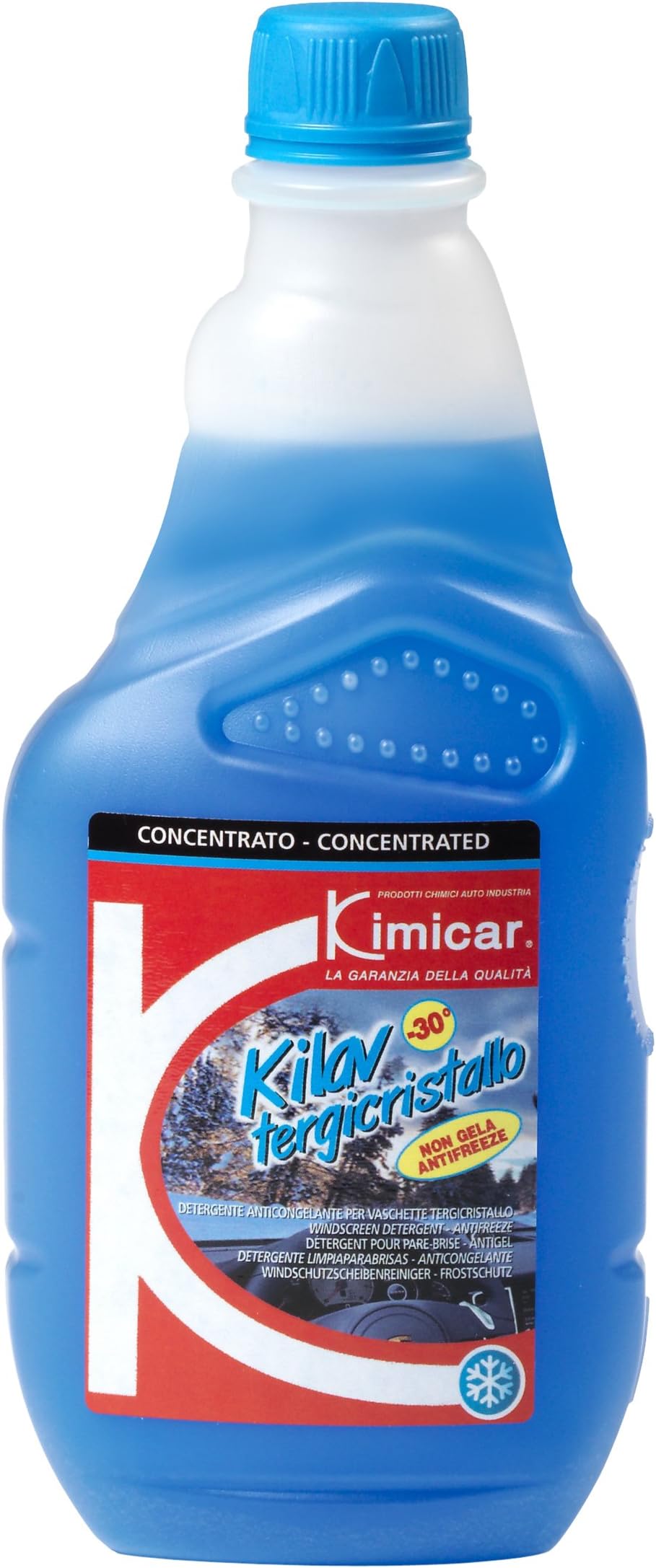 Kimicar 036t503爇ilav Liquid Windshield Washer Antize, 30牥C, 500爉l, Blue